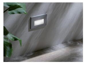 SPINA SEGNAPASSO DA INCASSO IP65 PER SCATOLA 503 SVASATO LISCO BIANCO ANTRACITE ALLUMINIO LED 3W