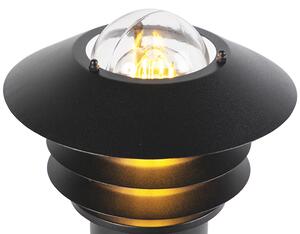 Lampione esterno moderna nera 100 cm IP44 - PRATO
