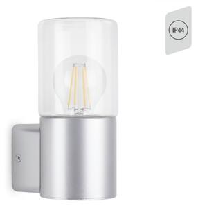 Briloner 320504TF - Applique da esterno 1xE27/12W/230V IP44 argento