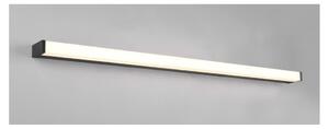 FABIO LAMPADA DA SPECCHIO IN METALLO NERO O CROMO IP44 LED 20W LUCE 3000K LARGHEZZA CM 120