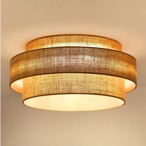 Brilagi - Plafoniera LED SPACE YUTE LED/12W/230V diametro 50 cm beige