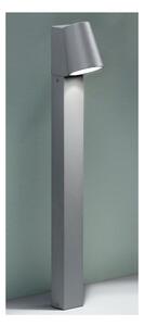 OWEN PALETTO DA ESTERNO H60 IP44 IN METALLO SILVER O MARRONE LED 6W LUCE 4000K DESIGN MODERNO