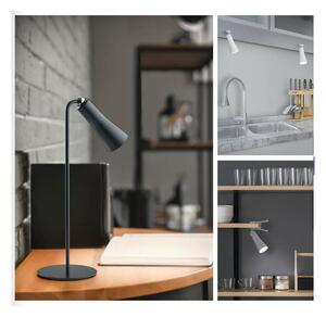 MAXI LAMPADA DA TAVOLO TOUCH BATTERIA RICARICABILE LED 2W LUCE 3000K PORTA USB 2 COLORI MAGNETICA
