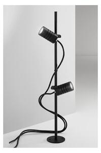 LARIO PIANTANA CON 2 SPOT DA ESTERNO IP65 ALLUMINIO NERO LED 10W LUCE 3000K O 4000K MODERNA ISYLUCE