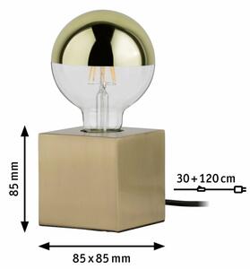 Paulmann 79728 - 1xE27/20W Lampada da tavolo DILJA 230V