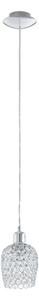 Eglo 94896 - Lampadario di cristallo BONARES 1 1xE27/60W/230V