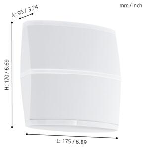 Eglo 96006 - Applique a LED da esterno PERAFITA 2xLED/6W