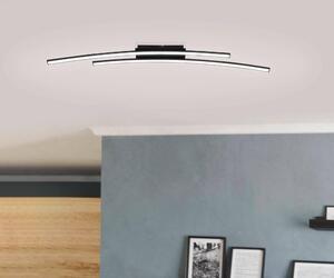 Plafoniera moderno Beryl LED , in alluminio, nero D. 95 cm 95 cm, INSPIRE