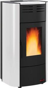 La Nordica-Extraflame Termo Stufa Pellet Raffaella Idro H15 Extraflame Bianco Kw 20 mm 633x626 H.mm 1176