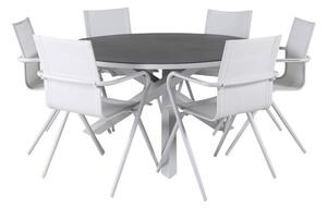 Tavolo e sedie set Dallas 2360Tessile, Metallo