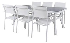 Tavolo e sedie set Dallas 2380Tessile, Metallo