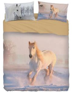 Completo letto copriletto UNA PIAZZA Bassetti Immagine Art. WHITE HORSE - Stampa digitale ad alta definizione