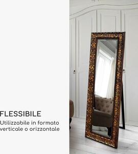 Casa Chic Chelsea specchio, cornice di legno, rettangolare, 130 x 45 cm, vintage