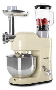 Klarstein Lucia robot da cucina 3 in 1, 2000 W / 2,7 PS 5 litri in acciaio inossidabile senza BPA