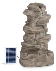 Blumfeldt Fontana solare Stonehenge XL Illuminazione a LED Poliresina Batteria agli ioni di litio