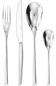 Set di 24 posate in acciaio inox lucidato Art 6 persone