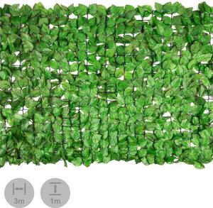 Blumfeldt Fency Bright Leaf Recinto Privacy Antivento 300x100 cm Faggio Verde Chiaro