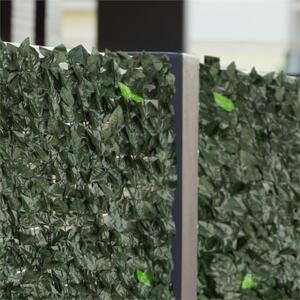 Blumfeldt Fency Dark Leaf Recinto Privacy Antivento 300x100 cm Mix Verde Scuro