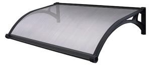 LEDDY - pensilina porta ingresso in policarbonato alveolare fotovoltaica con led
