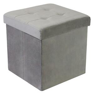 KATI - pouf quadrato in velluto