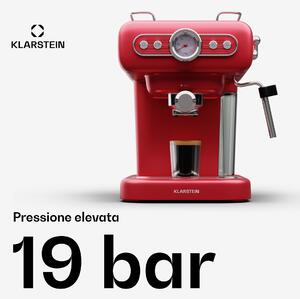 Klarstein Espressionata Evo macchina per espresso, 950W, 19 bar, 1,2L, 2 tazzine