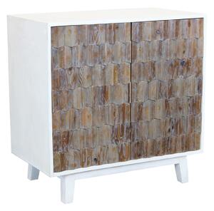 MATRIX - madia a due ante con decoro in legno