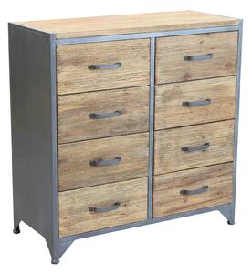DAMI - cassettiera in legno e acciaio