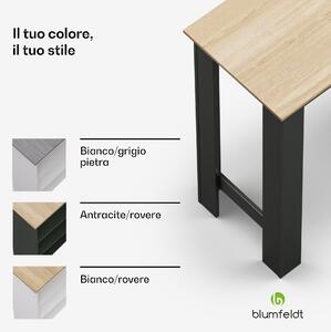 Blumfeldt Erskine - Tavolino da bar, tavolino da bistrot, minibar, 3 ripiani, design moderno