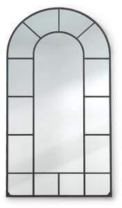 Casa Chic Archway - Specchio a parete dal design francese, cornice in alluminio, 46 x 86 cm