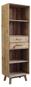 PINUS - libreria con 2 cassetti e 4 ripiani