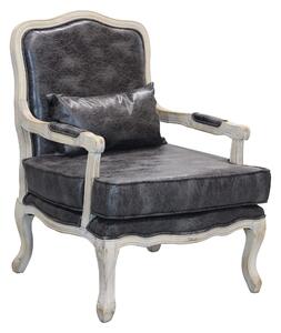 GAZZ - poltrona vintage in ecopelle