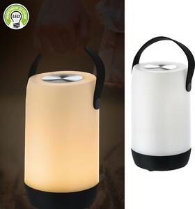Luce LED funzione touch H19cm bianco nero esterno IP44 H19cm Henkellamp lampada da giardino a batteria