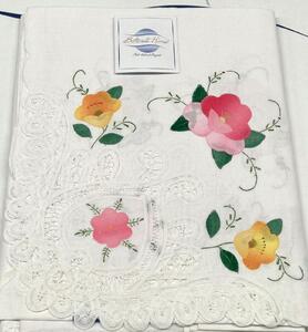 Servizio da Tavola Botticelli Home Varie Misure Ricamato a Mano Spring