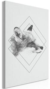 Quadro Clever Fox (1 Part) Vertical
