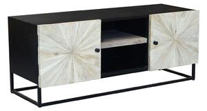 SPIRAL - porta tv legno e ferro
