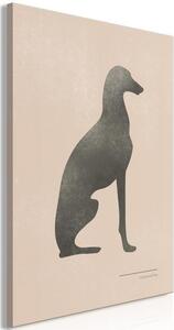 Quadro Calm Greyhound (1 Part) Vertical