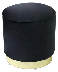 LARA - pouf rotondo in velluto