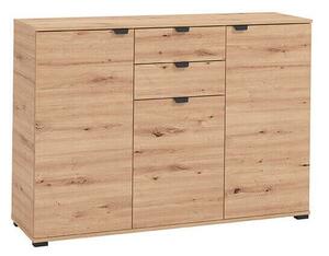 ONE - credenza moderna con 3 ante e 2 cassetti