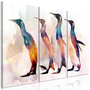 Quadro Penguin Wandering (3 Parts)