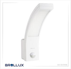 BROLLUX Luce da esterno a LED con rilevatore di movimento IP54 10W Lampada a parete con sensore bianco