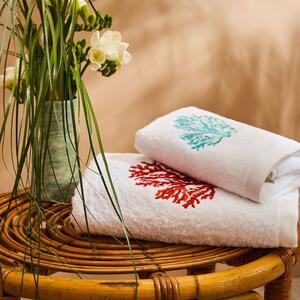Set Asciugamano bagno Viso e Ospite Aka Biancoperla