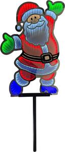 Decorazione natalizia a tema "Babbo Natale", effetto infinito, con timer (6/18 ore) e 444 LED