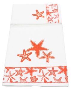 Set asciugamano bagno Vingi Ricami Stelle marine