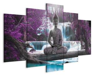 Quadro Cascata e Buddha
