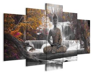 Quadro Buddha autunnale