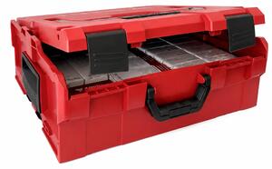 Scatola assortimento SCHELL L-BOXX, 31 pezzi, valvole idrauliche, robusta, rossa, 1 pezzo