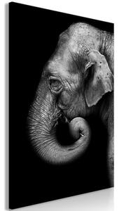 Quadro Portrait of Elephant (1 Part) Vertical