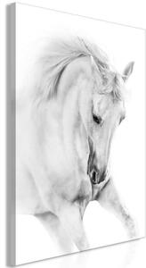 Quadro White Horse (1 Part) Vertical