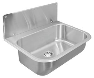 Lavello HEBERHARD SOLID 490, senza troppopieno, filtro di scarico da 6/4", adattatore da 5/4", acciaio inossidabile, 1 pz