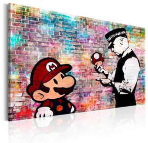 Quadro Banksy Colourful Brick